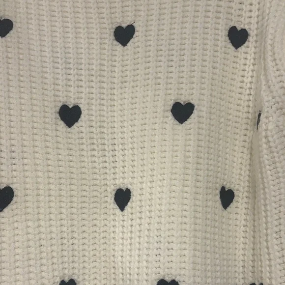 EUC Anthropologie Heart Sweater - Picture 4 of 4